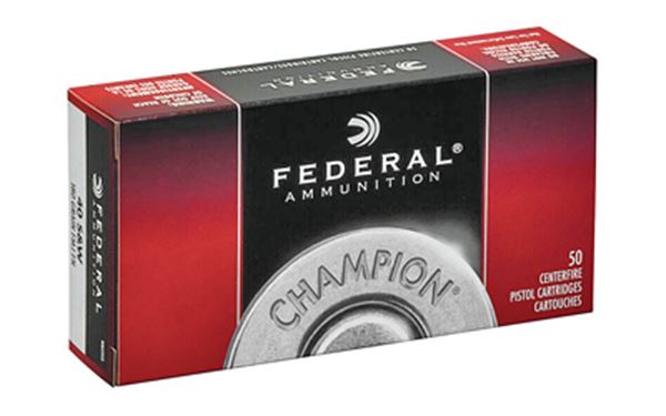 FED CHAMP 40S&W 180GR FMJ BRSS 50/1
