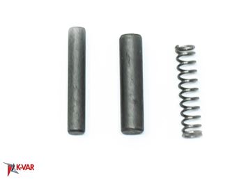 Plunger Pin, Spring for Plunger Pin and Retainer Pin for Spring for the CR type Front Sight Block