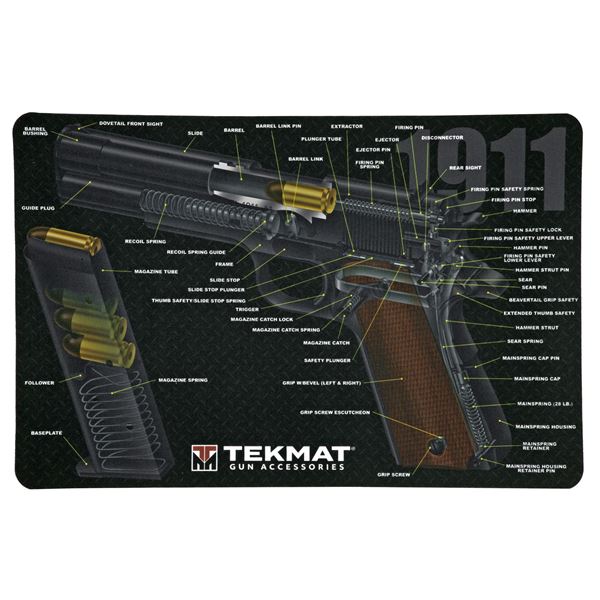 Picture of TekMat 1911 Pistol Mat, 3D Cut Away
