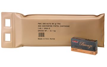 PMC BRNZ 380ACP 90GR FMJ 6 BX BP