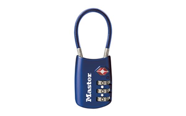 MASTERLOCK TSA PADLOCK COMBO BLUE