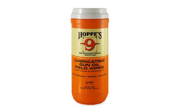 HOPPES GUN OIL FIELD WIPES 6"X7" 60C