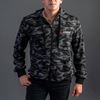 Picture of Arsenal Black Camo Cotton-Poly Relaxed Fit  Zip-Up Hoodie