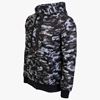 Picture of Arsenal Black Camo Cotton-Poly Relaxed Fit  Zip-Up Hoodie