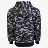 Picture of Arsenal Black Camo Cotton-Poly Relaxed Fit  Zip-Up Hoodie