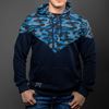 Picture of Arsenal Blue Camo Cotton-Poly Relaxed Fit Ascend Pullover Hoodie