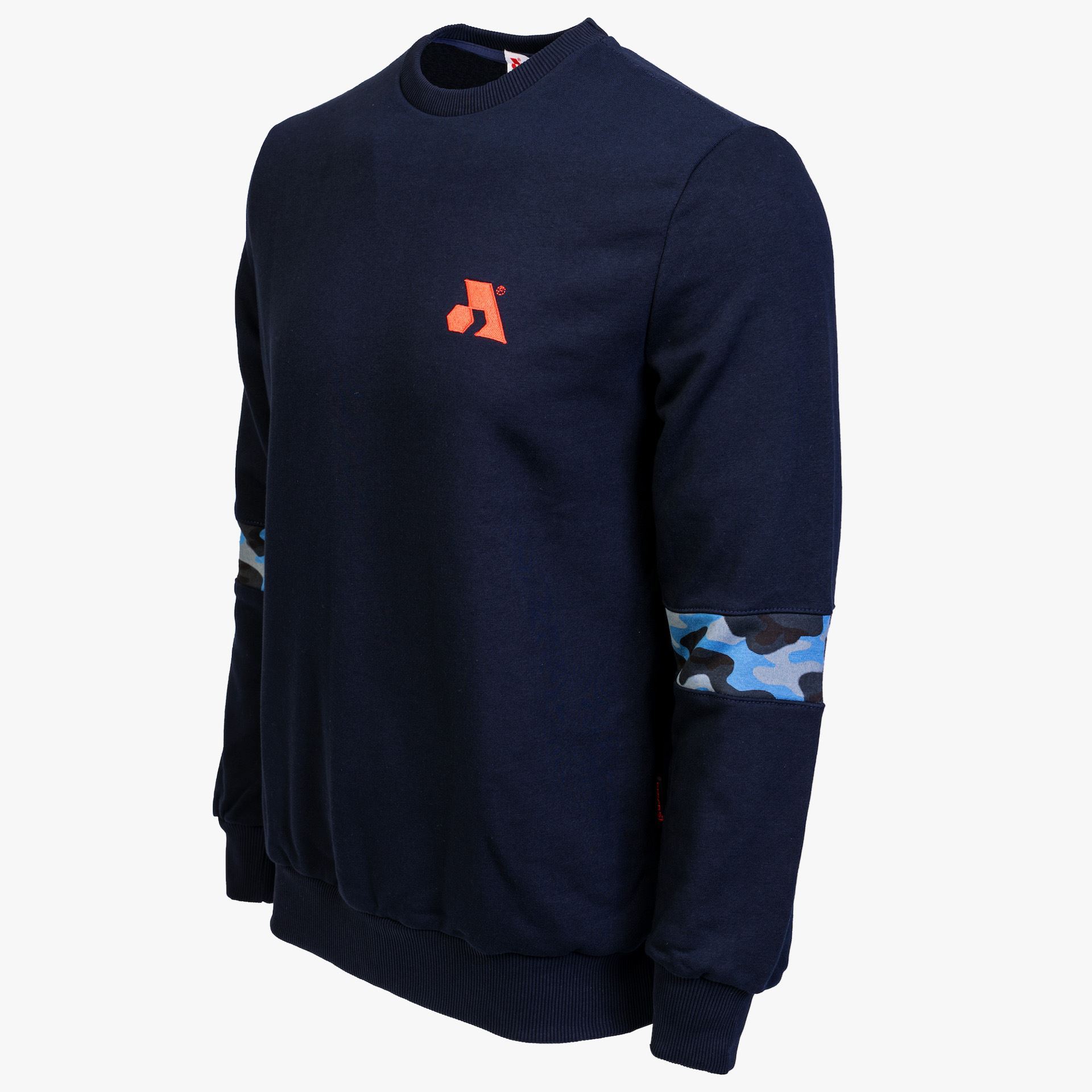 Arsenal Blue Cotton-Poly Standard Fit Flex Pullover Sweater at K-Var