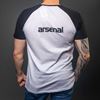 Picture of Arsenal White / Black Cotton Relaxed Fit Retro T-Shirt