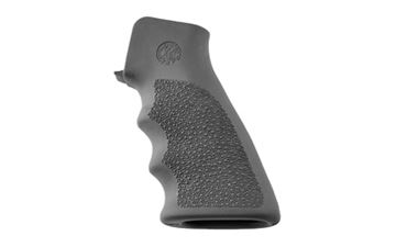HOGUE GRIP AR15 W/FINGER GROVE GREY