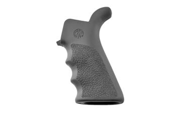 HOGUE GRIP AR15 BVRT FNGR GRV GREY