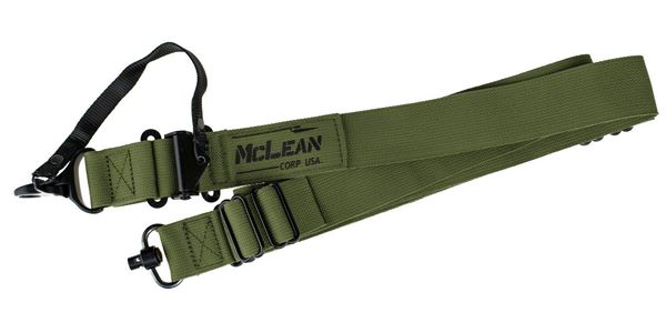 Picture of McLean Corp USA Ranger Green Dynamic Retention QD Swivel Sling