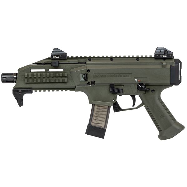CZ Scorpion EVO 3 S1 9mm OD Green Semi-Automatic 20 Round Pistol