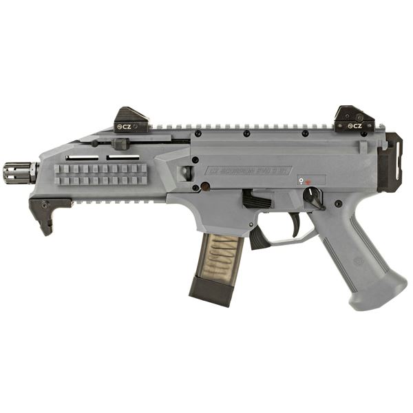 Picture of CZ Scorpion EVO 3 S1 9mm Battleship Grey Semi-Automatic 20 Round Pistol