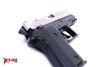 Picture of Arex Rex Zero 1CP-08B1 Silver with Hogue Black Grips 9mm Semi-Automatic 15 Round Pistol