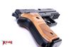 Picture of Arex Rex Zero 1S-01W Black with Oak Wood Grips 9mm Semi-Automatic 17 Round Pistol