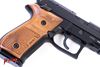 Picture of Arex Rex Zero 1S-01W Black with Oak Wood Grips 9mm Semi-Automatic 17 Round Pistol