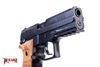 Picture of Arex Rex Zero 1S-01W Black with Oak Wood Grips 9mm Semi-Automatic 17 Round Pistol