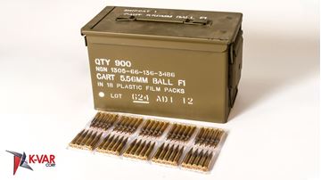 Picture of ADI 5.56x45mm NATO 62 Grain FMJ 900 Round Case
