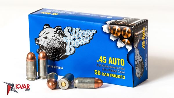 Picture of Bear Ammo 45 ACP 230 Grain Full Metal Jacket 50 Round Box