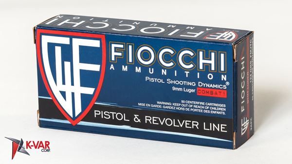 Picture of Fiocchi Ammunition 9mm 124 Grain Full Metal Jacket with Truncated Cone 50 Round Box