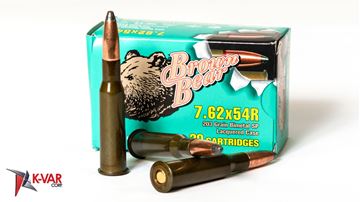 Picture of Bear Ammo 7.62x54R 203 Grain Bimetal Lacquered Soft Point 500 Round Box