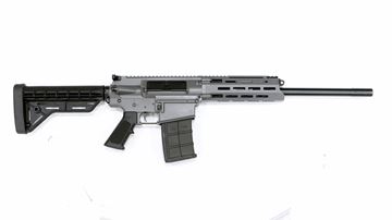 Picture of JTS AR-Style 12 Gauge Grey Semi-Automatic 5 Round Shotgun with Picatinny Rail