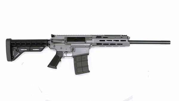 Picture of JTS AR-Style 12 Gauge Grey Semi-Automatic 5 Round Shotgun with Picatinny Rail