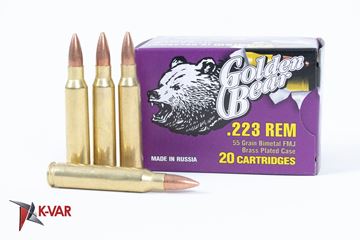 Picture of Bear Ammo 223 Remington / 5.56x45mm 55 Grain Full Metal Jacket 500 Round Case