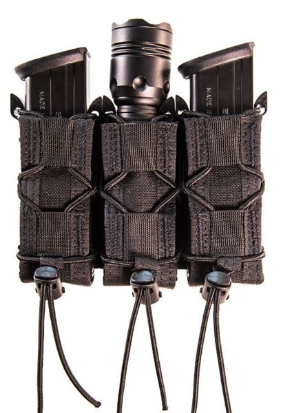 High Speed Gear Pistol TACO MOLLE Triple Magazine Pouch