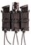 High Speed Gear Pistol TACO MOLLE Triple Magazine Pouch