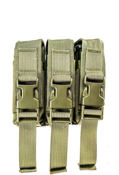 High Speed Gear Modular Pistol Mag Pouch Triple MOLLE