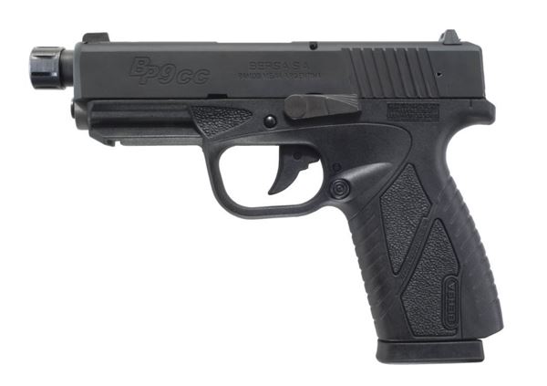 Bersa 9mm Conceal Carry Double Action Black Threaded Barrel 8 Round Pistol