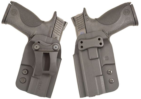 Picture of CompTac QI IWB Kydex Holster- Modular Fit-Size 1-Black