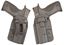 CompTac QI IWB Kydex Holster- Modular Fit-Size 1-Black