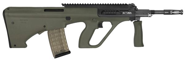 Picture of Steyr Arms AUG A3 M1 5.56x45mm / 223 Rem Green Semi-Automatic Rifle with Extended Rail