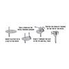 Otis Technology Pack of 100 3" Cleaning Patches