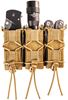 High Speed Gear Pistol TACO MOLLE Triple Magazine Pouch