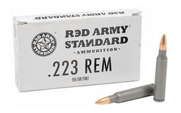 Picture of Red Army Standard 223 Rem 55 Grain FMJ Sealed Tin Ammunition 500 Rounds
