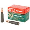 Picture of Barnaul 7.62X39mm 123Gr FMJ Steel Lacquered Case 500 Rounds Ammunition