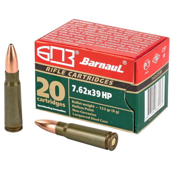 Picture of Barnaul 7.62X39mm 123Gr Hollow Point 500 Rounds Ammunition