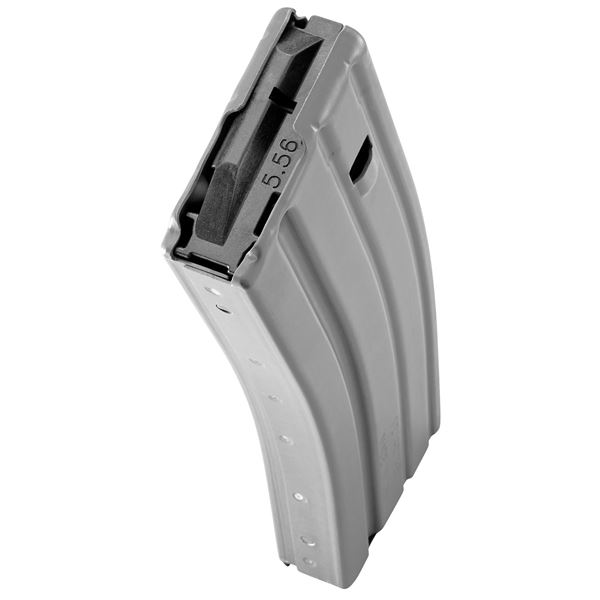 Picture of DURAMAG Speed™ 223 Rem 300 Blk 30 Round AR-15 Style Aluminum Gray Magazine Black AGF