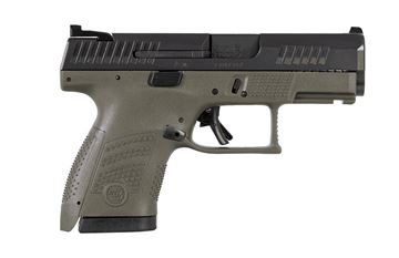 Picture of CZ P-10S 9mm OD Green Semi-Automatic 12 Round Sub-Compact Pistol