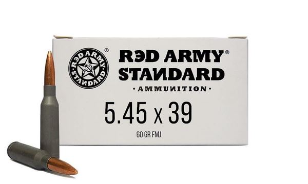 Picture of Red Army Standard Ammunition 5.45x39 60gr Lead Core 1000 Case Ammo