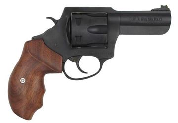 Picture of Charter Arms The PROFESSIONAL III 357 Mag 6rd 4.2" Barrel Blacknitride+ Wooden Grip Revolver
