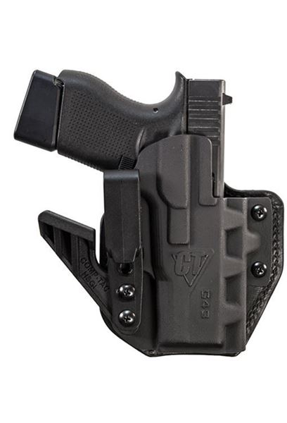 Picture of CompTac eV2 Max Hybrid Appendix IWB Holster - Glock - 26/27/28/33 Gen1,2,3,4 - Right - Black