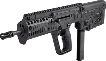 Picture of IWI TAVOR X95 Bullpup Rifle 9MM Luger 16.5" Barrel RH 32rd BUIS Flattop Black