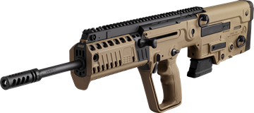 Picture of IWI TAVOR X95 CA Compliant Bullpup Rifle 5.56 Nato 18" Barrel RH 10 Round Mag BUIS Flattop Flat Dark Earth