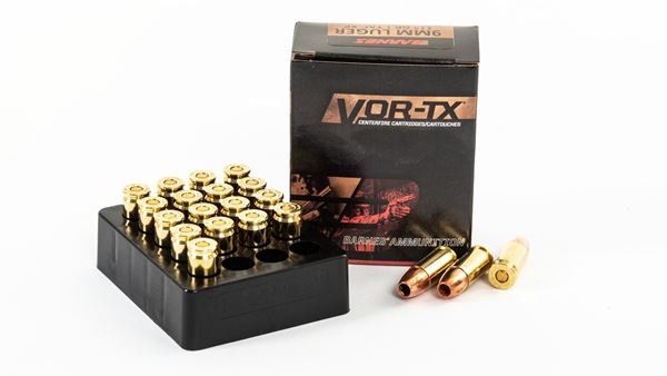 Barnes Vor -TAC-XP 9 mm Luger+P 200rd case (10 boxes)