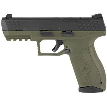 Picture of IWI MASADA Optics Ready Pistol OD Green 9mm 4.1" Barrel (2) 17RD Mag 3Dot Sight