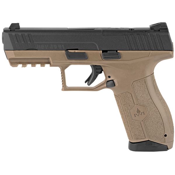 Picture of IWI MASADA Optics Ready Pistol Flat Dark Earth 9mm 4.1" Barrel (2) 17RD Mag 3 Dot Sight